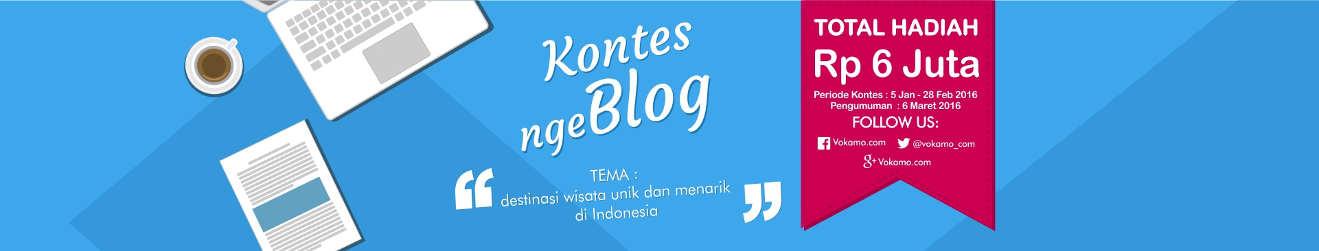 Lomba Menulis Wisata Unik Vokamo