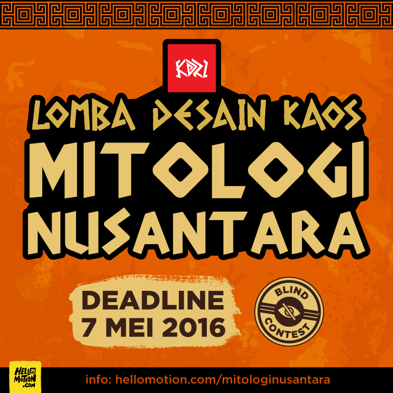 Lomba desain kaos mitologi nusantara - sayembara