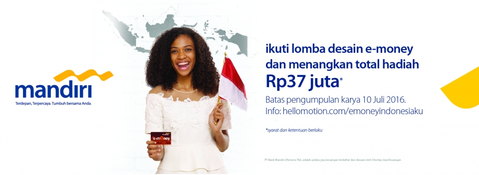 Lomba desain kartu mandiri e-money - tema: indonesiaku