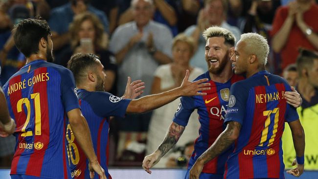 Messi Hattrick, Barca Pesta 7 Gol Tanpa Balas ke Gawang Celtic