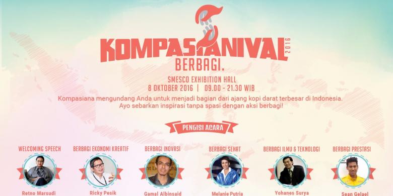 Kompasianival 2016 Diramaikan dengan Kompetisi 'Nge-blog' Cepat