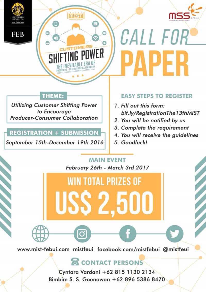 Call For Paper 