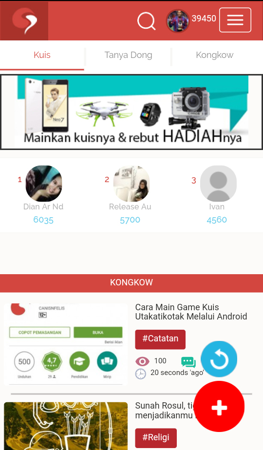 Cara Upload Soal Kuis Utakatikotak Menggunakan Android