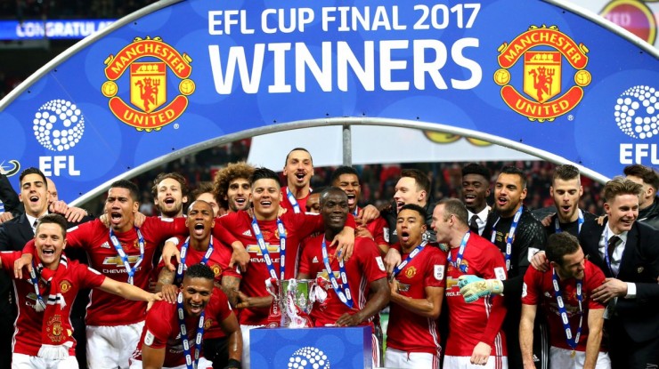 Kalahkan Soton, MU Juara Piala Liga Inggris (EFL Cup) 2017