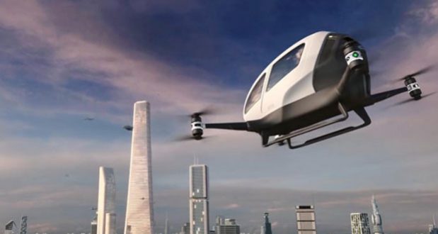 Canggih! Taksi Online Dubai Bisa Terbang