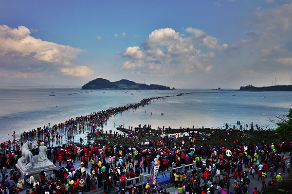 Laut Terbelah di Korea