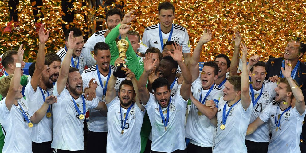 Hempaskan Chile, Jerman Raih Gelar Piala Konfederasi Perdana