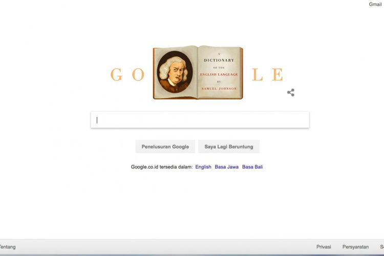 Siapa Samuel Johnson yang Jadi Google Doodle Hari Ini?