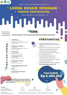 Lomba Desain Kemasan Nasional 2017 Tingkat SMA/SMK di Univeritas Gajah Mada