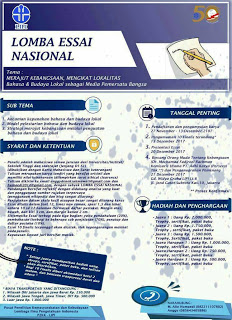 Lomba Menulis Essi Nasional 2017 di LIPI 