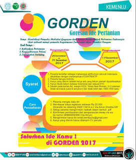 Lomba Menulis Nasional GORDEN 2017 di Universitas Sebelas Maret 