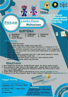 Lomba Essai Mahasiswa (Essam) Nasional 2018 di ULM