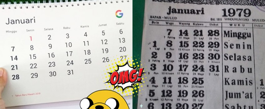 Kalender 2018 Sama Dengan Kalender 1979 Lho, Ini Penjelasannya