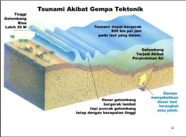 Proses Terjadinya Gempa dan Tsunami