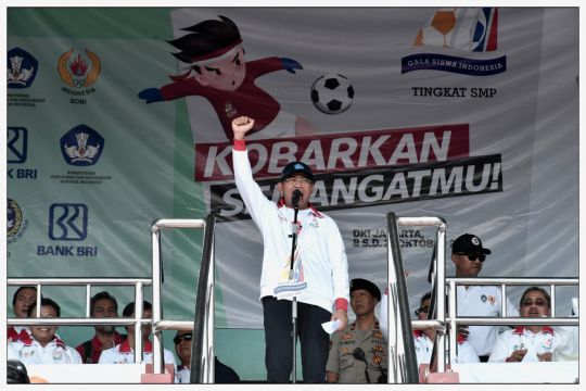 Mendikbud Buka Pertandingan Sepak Bola Gala Siswa Indonesia Tingkat Nasional Tahun 2018
