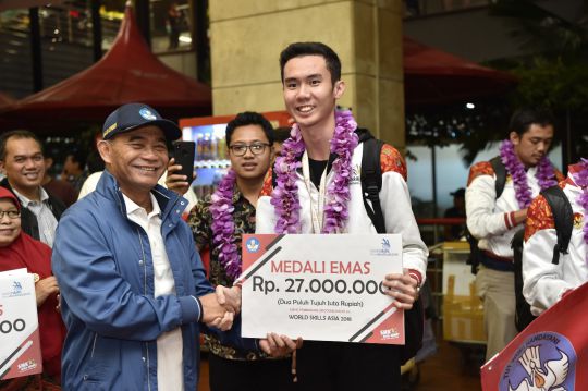Indonesia Raih Juara Umum Ajang Kompetisi World Skills Asia 2018