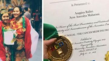 Anak SMA di Palangka Raya Berhasil Temukan Obat Kanker Payudara, Sampai Jadi Juara Dunia Lo. Bangga!