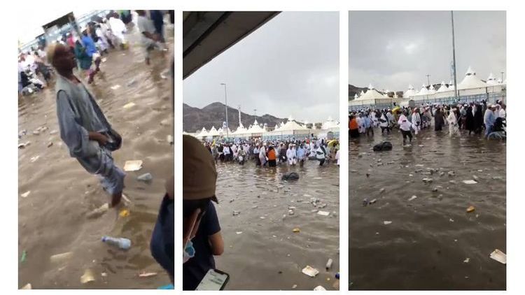 Beredar Video Banjir di Mina, Jemaah Haji Terjebak Dalam Genangan Air. Begini 4 Fakta Sebenarnya