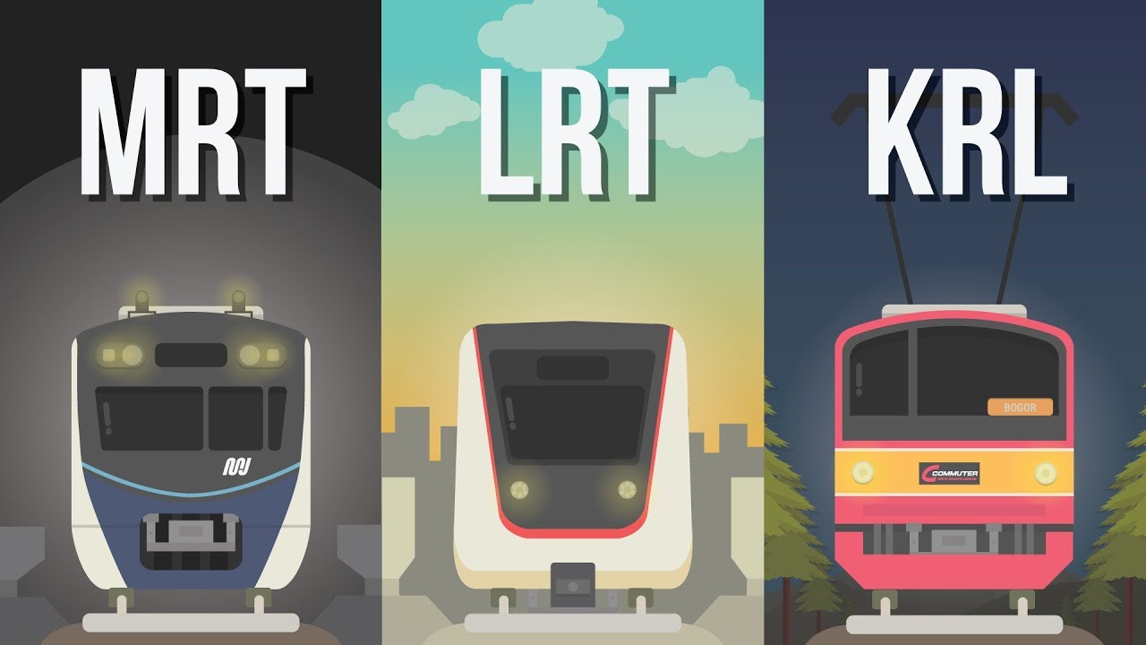 Mengenal Light Rail Transit (LRT), serta perbedaannya dengan MRT dan KRL
