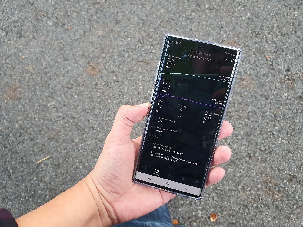Melihat Samsung Galaxy Note 10+ Versi 5G di Seoul, Korea Selatan