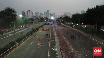 Demo Ricuh, Tol Dalam Kota Depan DPR Dialihkan