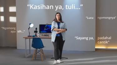 Inspiratif, Youtuber Disabilitas Pakai Bahasa Isyarat di Kontennya