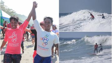 Lepas Medali Emas, Peselancar Filipina Pilih Selamatkan Atlet Indonesia yang Tergulung Ombak