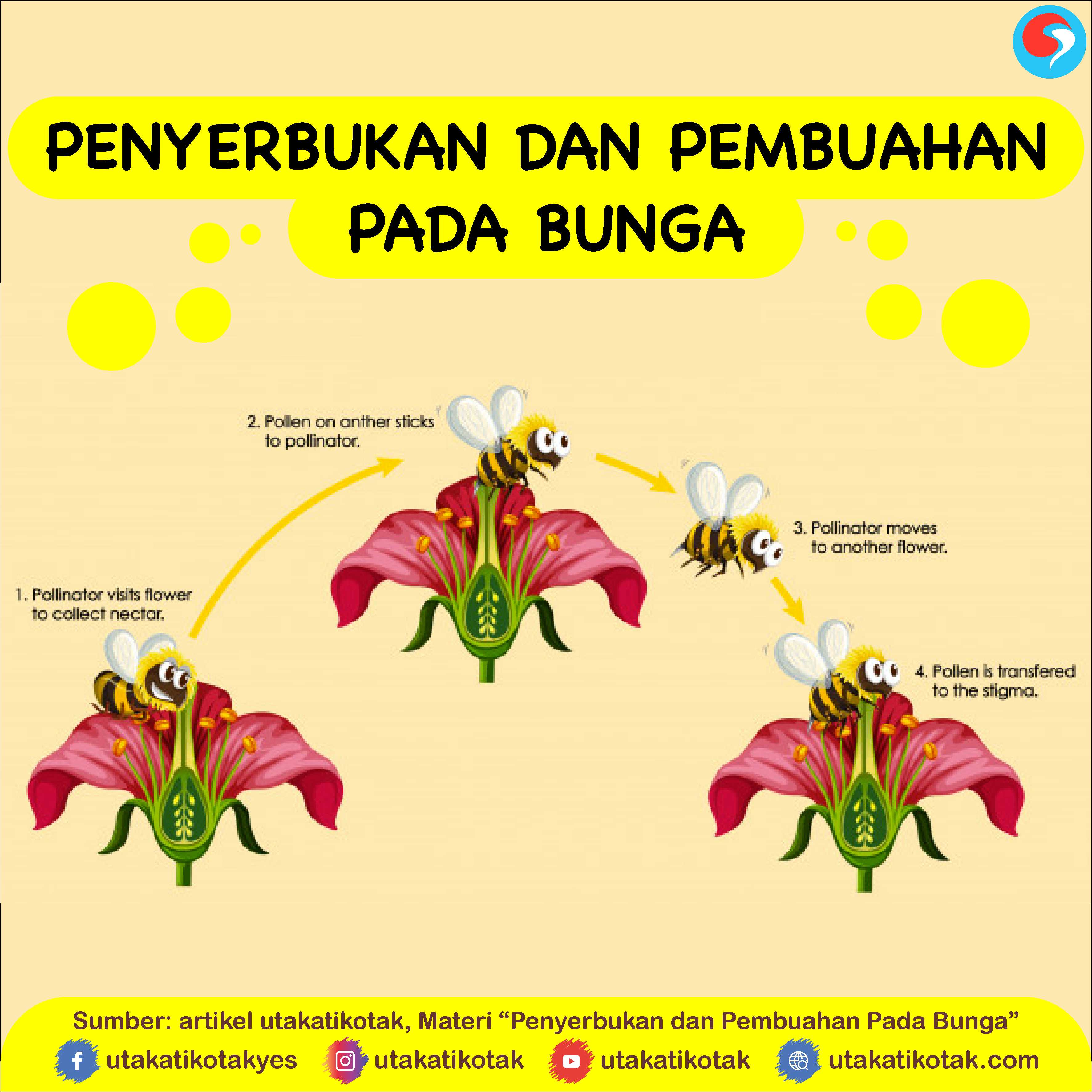 Penyerbukan yang terjadi karena serbuk sari berasal dari bunga lain yang masih satu spesies disebut