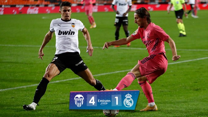 Komentar Zidane Usai Valencia vs Real Madrid Kalah 4-1