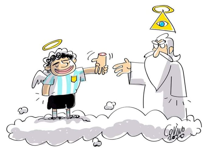 Maradona Mengembalikan Tangan tuhan yang Pernah Dipinjamnya
