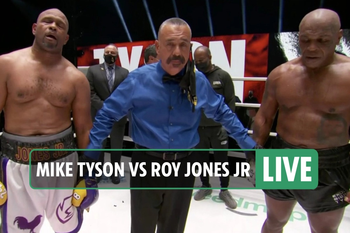 Hasil Tinju Ekshibisi Mike Tyson vs Roy Jones Jr Berakhir Imbang