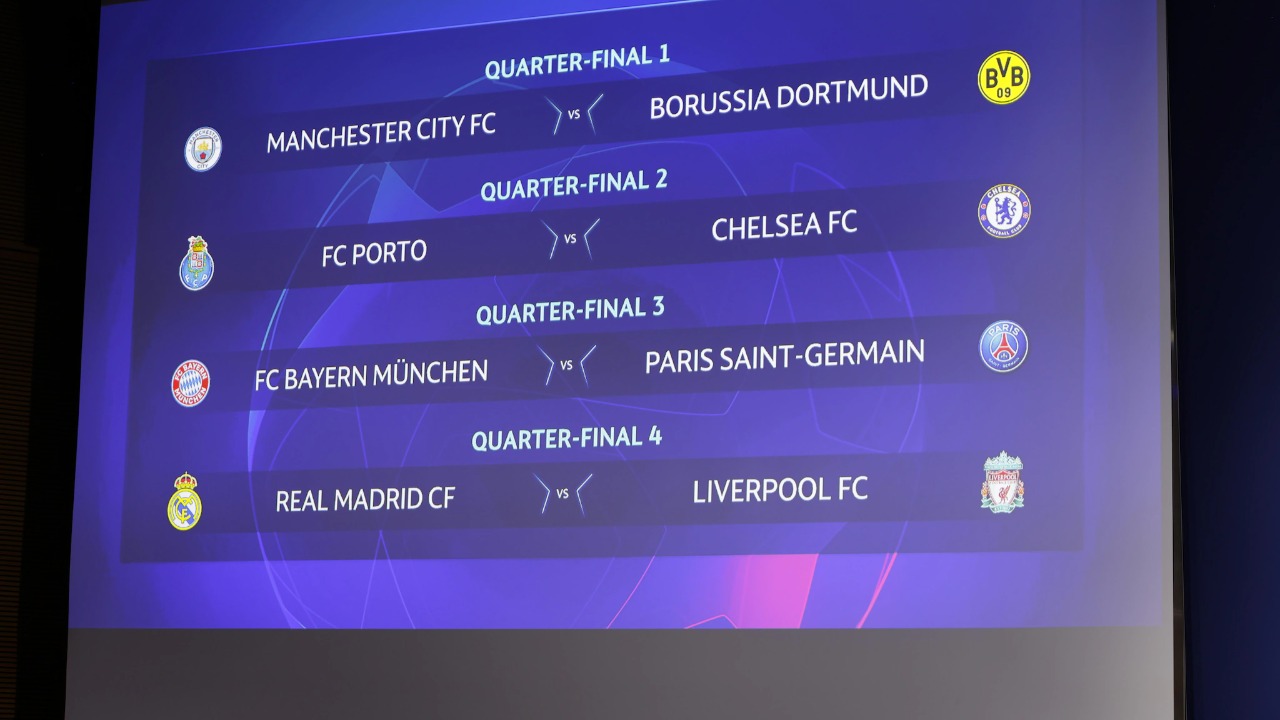 Hasil Undian Perempat Final Liga Champions, Ulangan Final Musim Lalu!