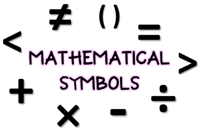 Simbol Matematika Dalam Bahasa Inggris