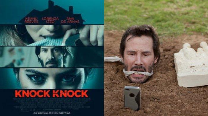 Sinopsis Film Knock Knock, Kisah Keanu Reeves dalam Ancaman 2 Wanita Penggoda