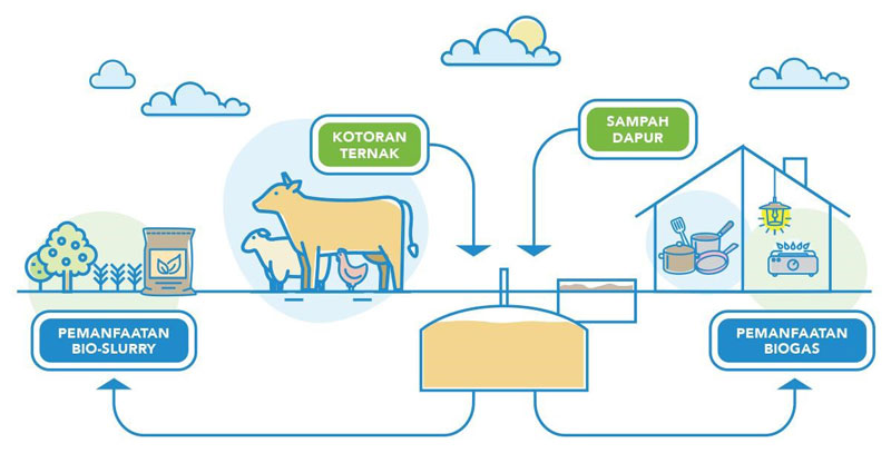 Manfaat Biogas Hasil Bioteknologi Bagi Kehidupan Manusia