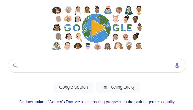 Google Doodle Hari Ini Rayakan Hari perempuan Sedunia 8 Maret 2022