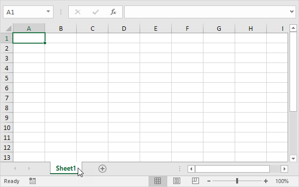 Worksheet Pada Microsoft Excel