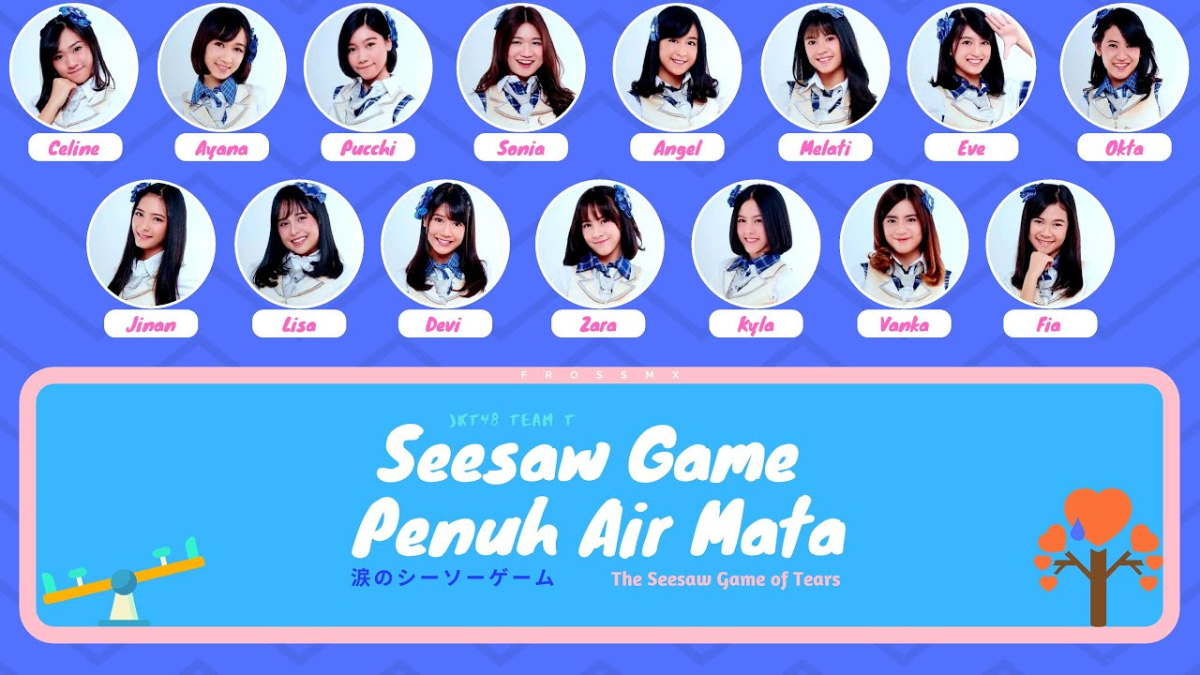 Lirik Lagu Seesaw Game Penuh Air Mata JKT48